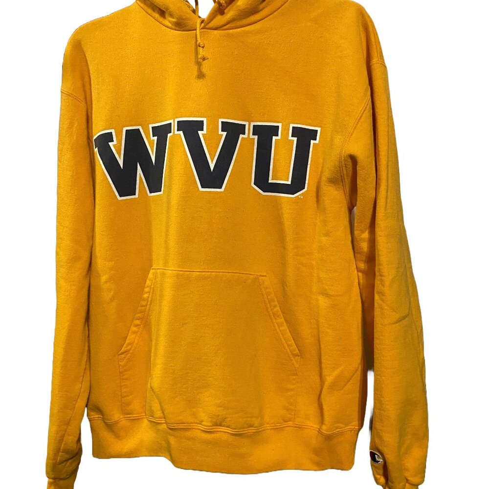 WVU West Virginia University Champion Hoodie, Medium